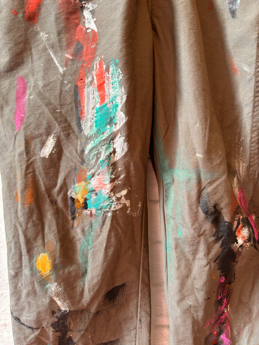 Painters Army Green Jumper