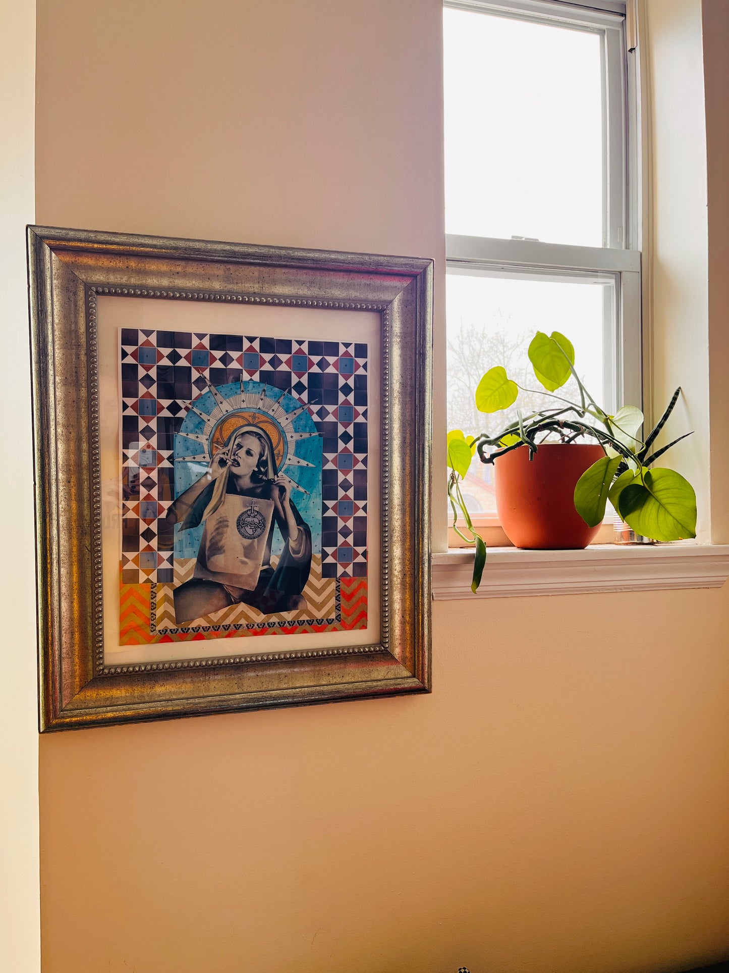 "Fatale" Original Collage on Paper 2024