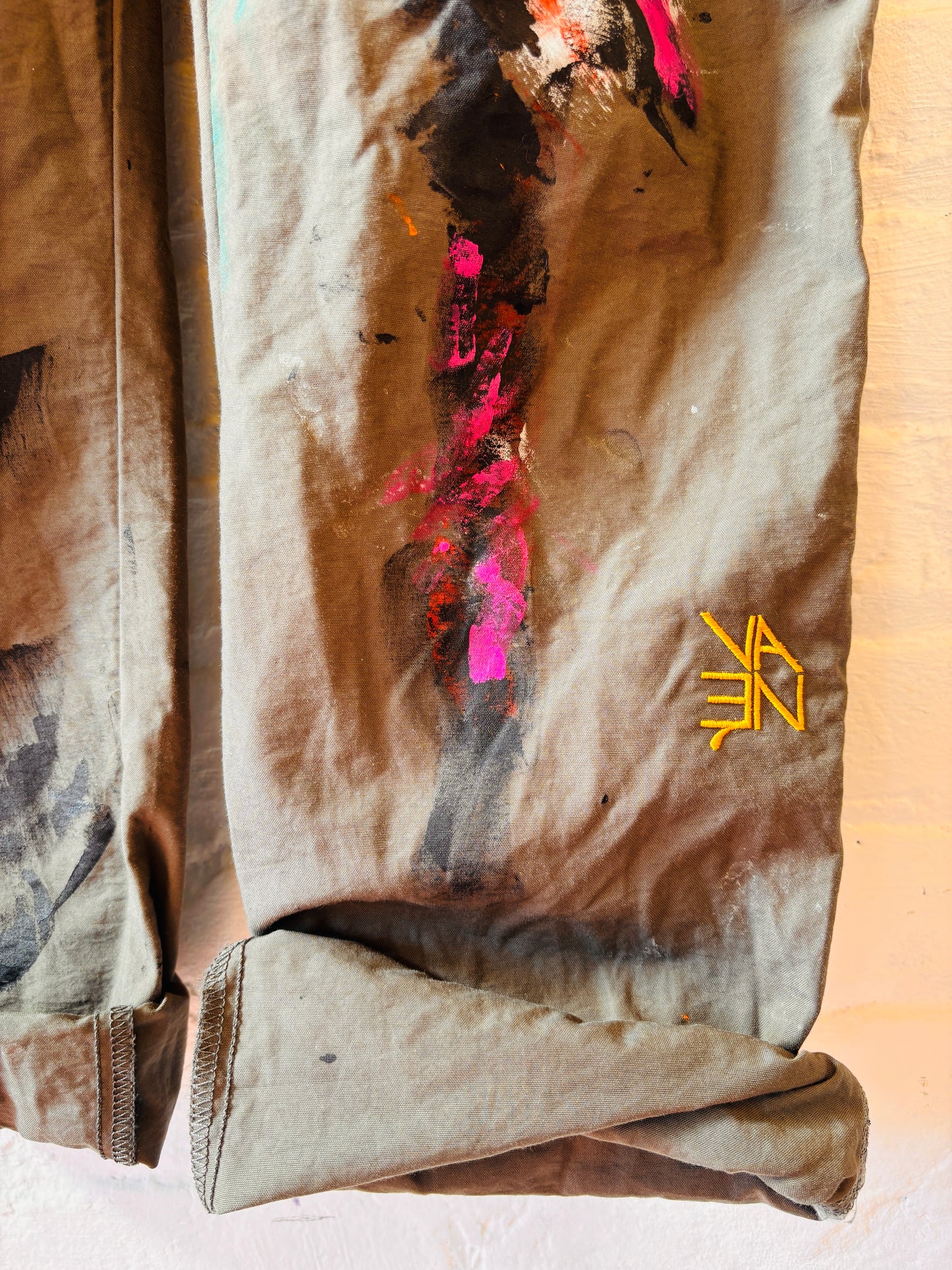 Painters Army Green Jumper