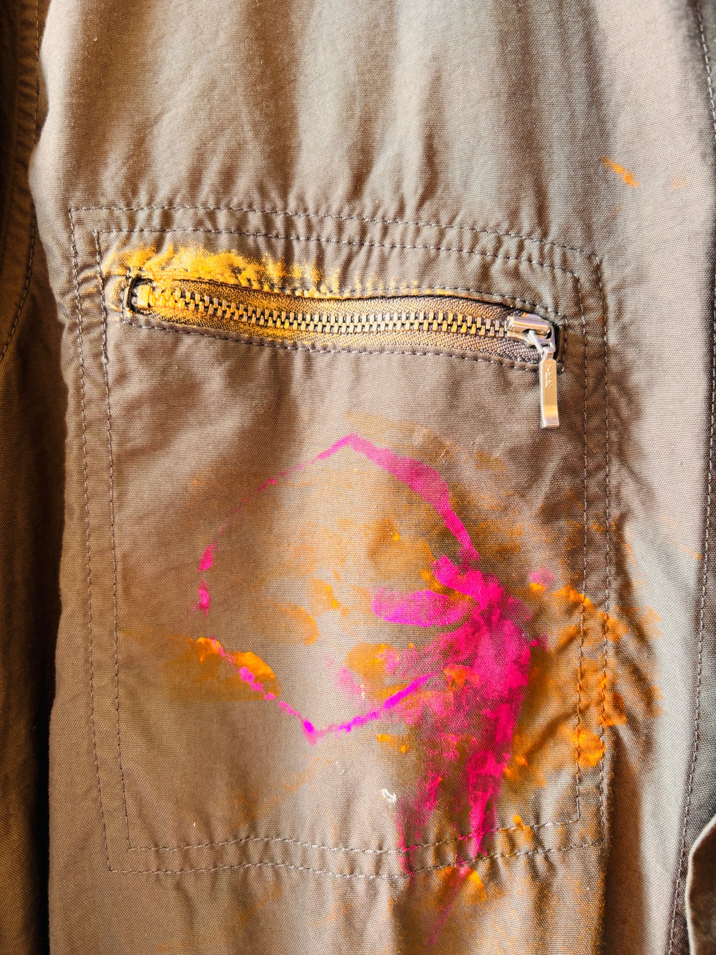 Painters Army Green Jumper