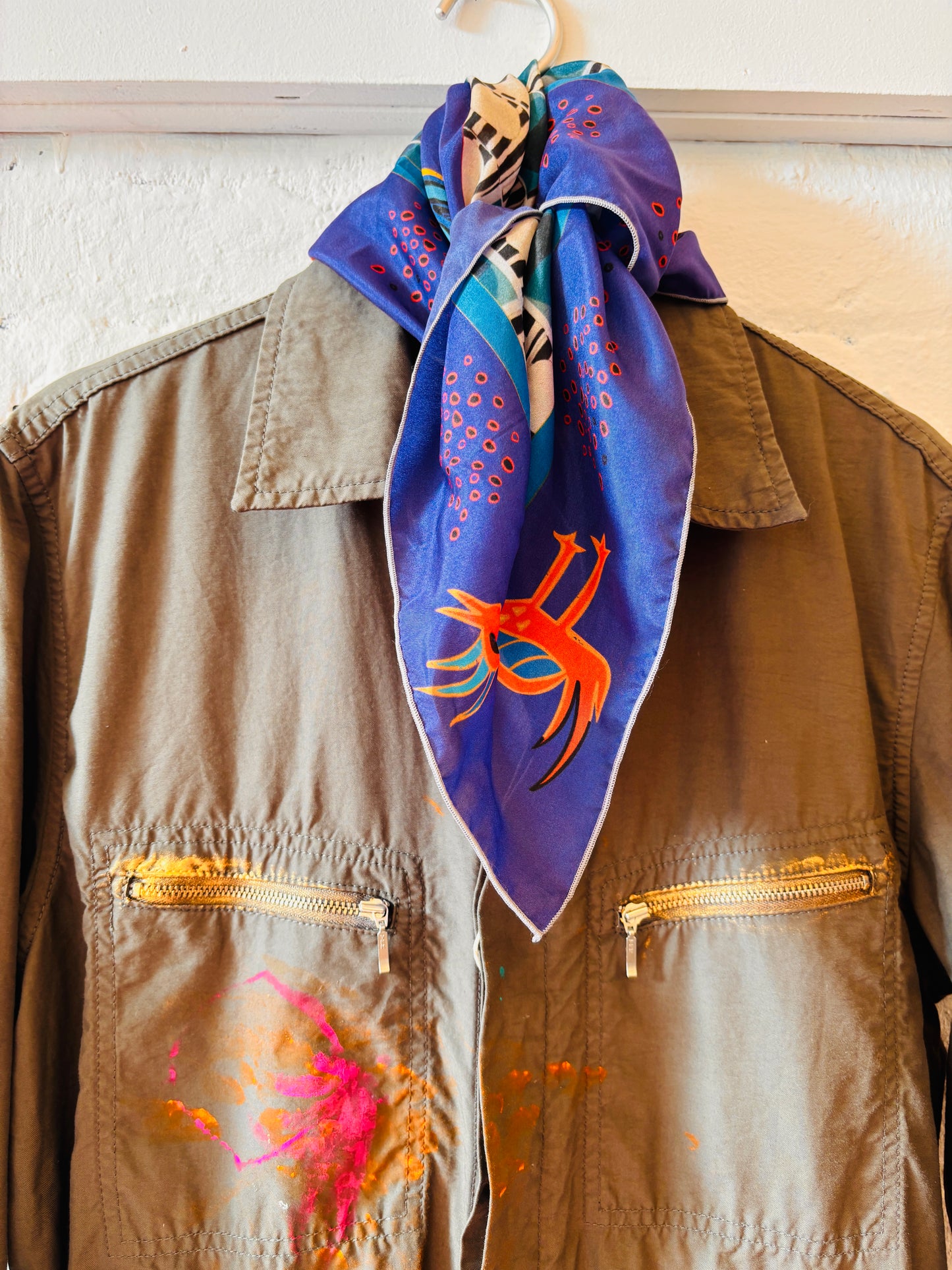 Painters Army Green Jumper